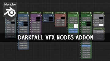 Blender 2.8: Darkfall VFX Nodes (Version 1.0) [Addon]