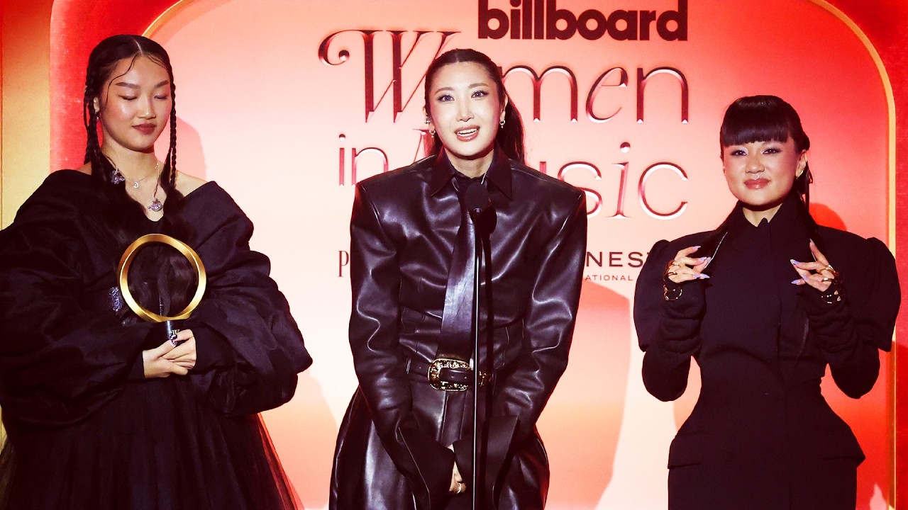 EJAE, REI AMI, and AUDREY NUNA Honored as Women of the Year at Billboard Women in Music 2026 – Video