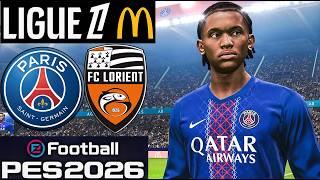 Paris Saint-Germain vs Lorient FC | Ligue 1 | 02/05/2026 | PES 2026 MOD