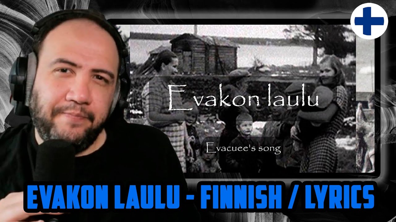 🇫🇮 Evakon laulu - Lyrics - Finnish / English translation | TEACHER PAUL REACTS SUOMI