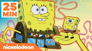 سبونج بوب سكوير بانتس | 25 دقيقة من تغيُّر الحجم! | Nickelodeon Arabia