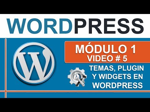 Que son los Temas, Plugins y Widgets en Wordpress