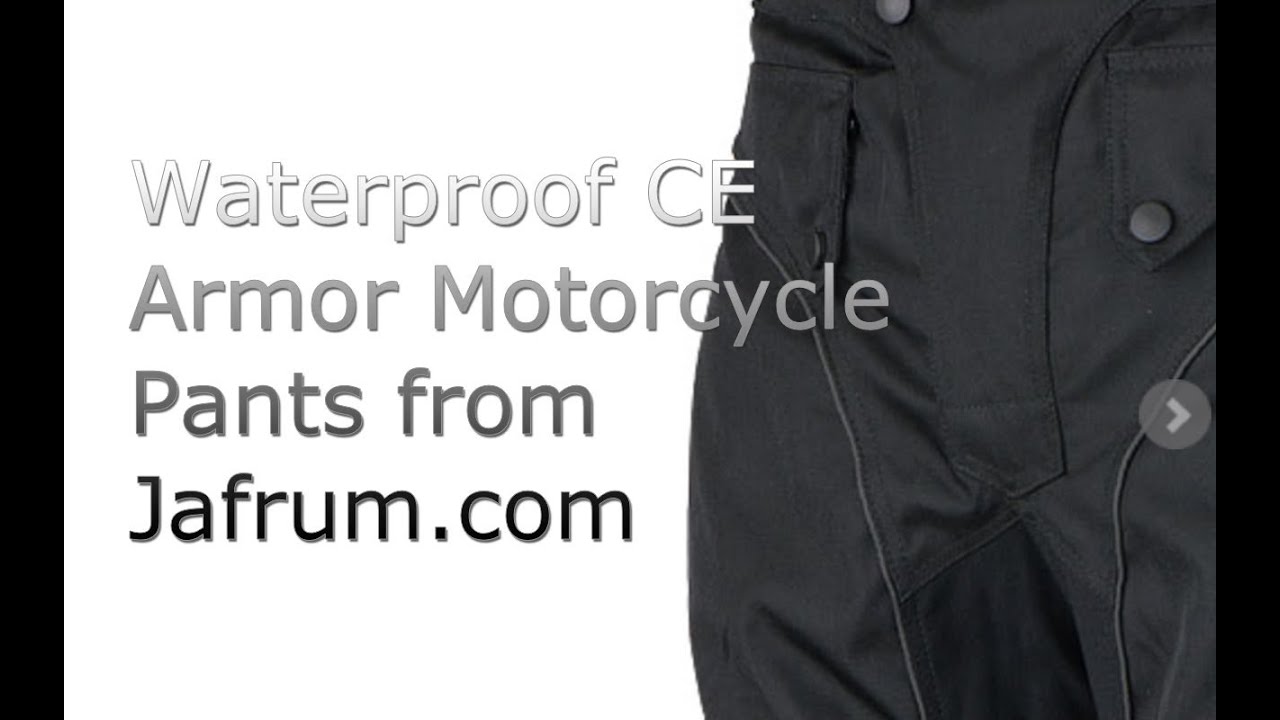 Full Length Side Leg Zips Motorcycle Over Trousers Waterproof With CE Armour Protection By Texpeed Commuting To Work