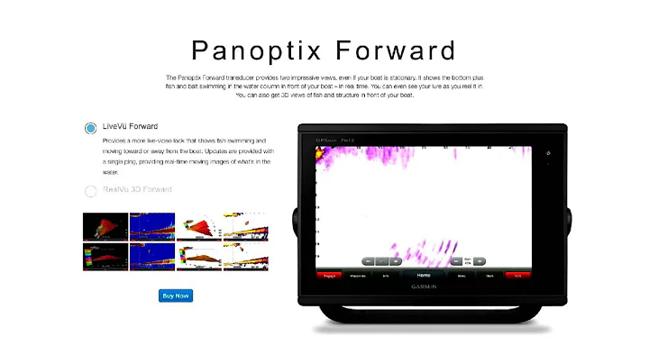 Garmin PanOptix All Seeing Sonar.....See what you've never seen