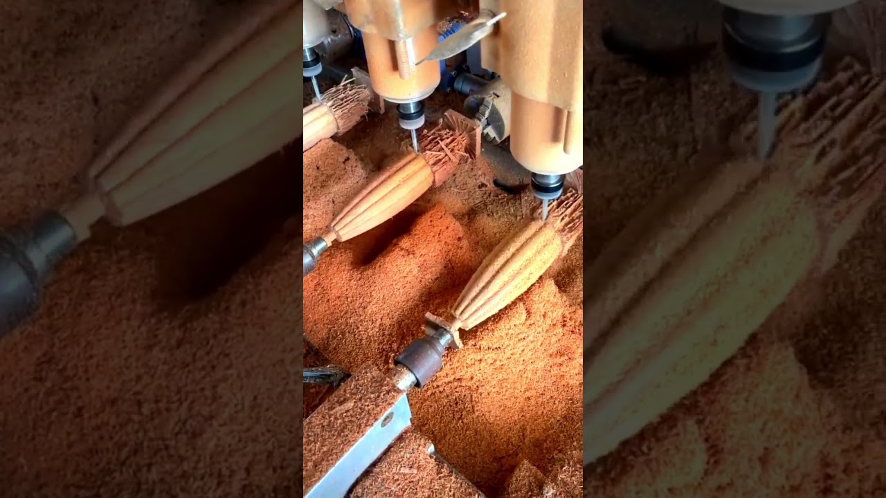 Good machine.Automatic wood turning machine
