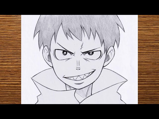 Draw fire force anime character by Ashiratoki