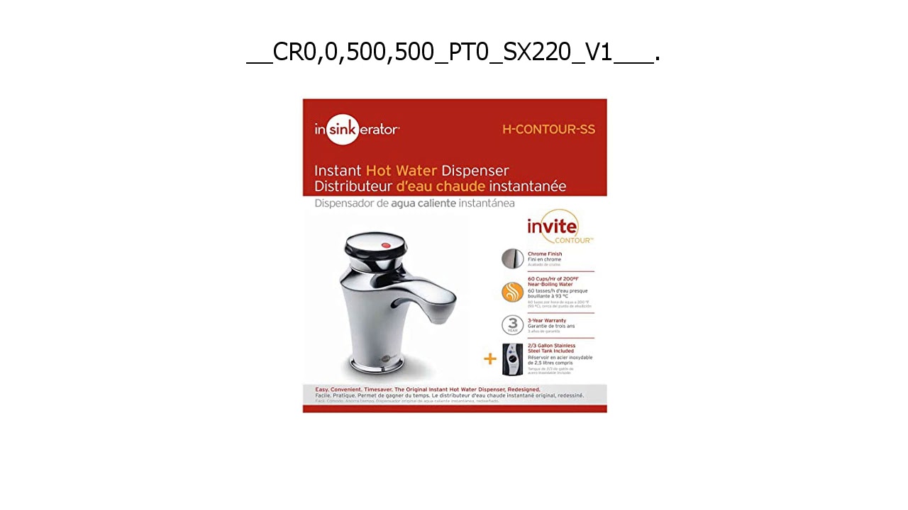Special Discount on InSinkErator Contour Instant Hot Water Dispenser