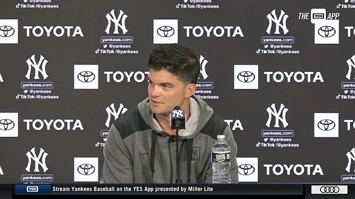 Andrew Benintendi's first press conference with Ya...