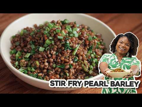 Discover A Different Way To Cook Pearly Barley with this Barley "Fried Rice" Recipe