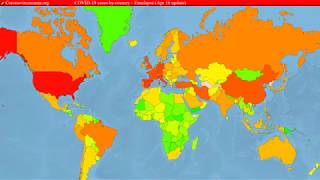 COVID-19 cases by country - Timelapse (Apr 16)