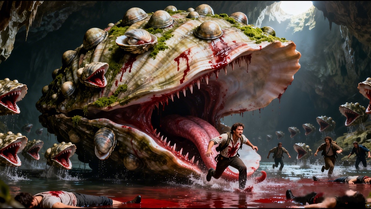 【Chinese Drama】暗河深處驚醒食人蚌族！探險隊被瘋狂吞噬，幽閉洞穴瞬間化為絕命墳場