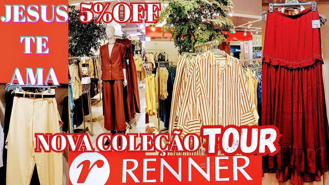 TOUR NA RENNER SHOPPING RIO SUL NOVA COLEÇÃO MUITAS CALÇAS/5%OFF CUPOM ROSOARES ENTRANDO PELO LINK .