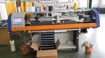 LXA252 14G knitting collar, jacquard, intarsia collar knitting computerized flat knitting machine