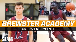 Taylor Bol Bowen DUNKS ON Defender!! Brewster Boys WIN BY 60 POINTS!!