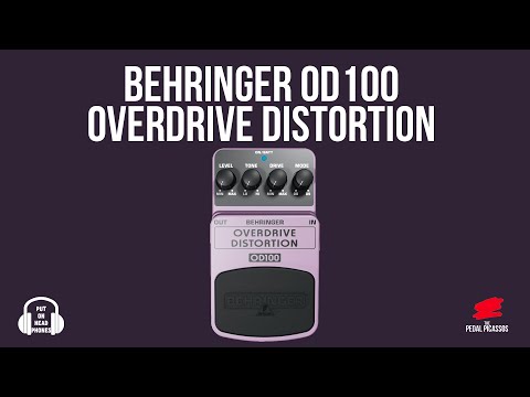 Behringer OD100 overdrive distortion - YouTube
