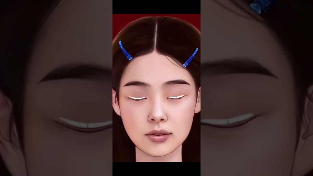 satisfying makeup transformation 