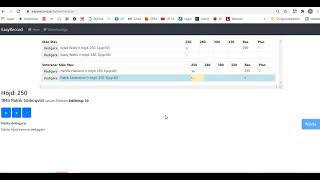 Easyrecord - Höjdstav, Steg 2 Resultatinmatning