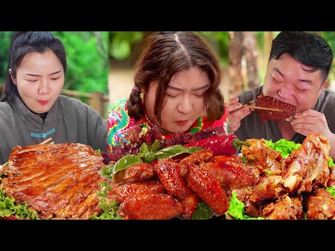 My Cousin Ate Houttuynia Cordata|Tiktok Video|Eating Spicy Food And Funny Pranks|Funny Mukbang