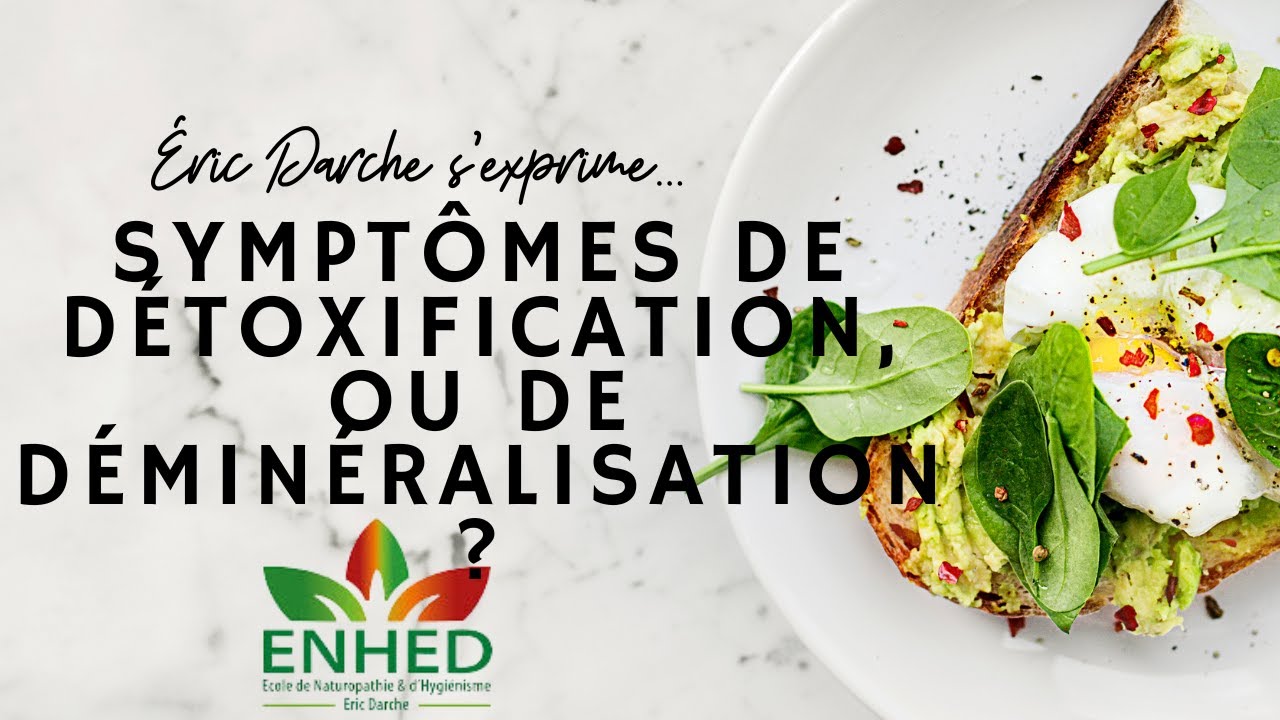 Distinguer les symptomes d'une crise de détoxication d'une déminéralisation