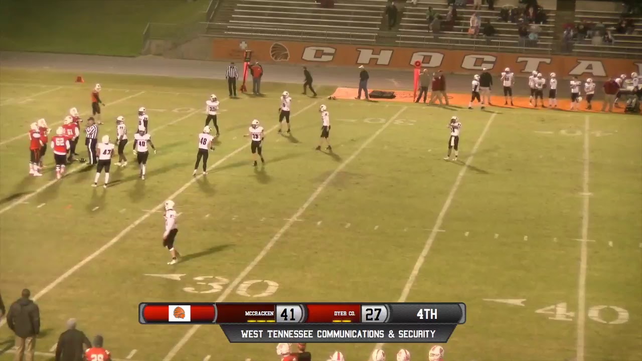 Dyer Co Football VS McCracken Co Ky. YouTube