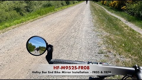 Hafny FR05/FR08 Multi-Angle Adjustable Bar End Bike Mirror Installation