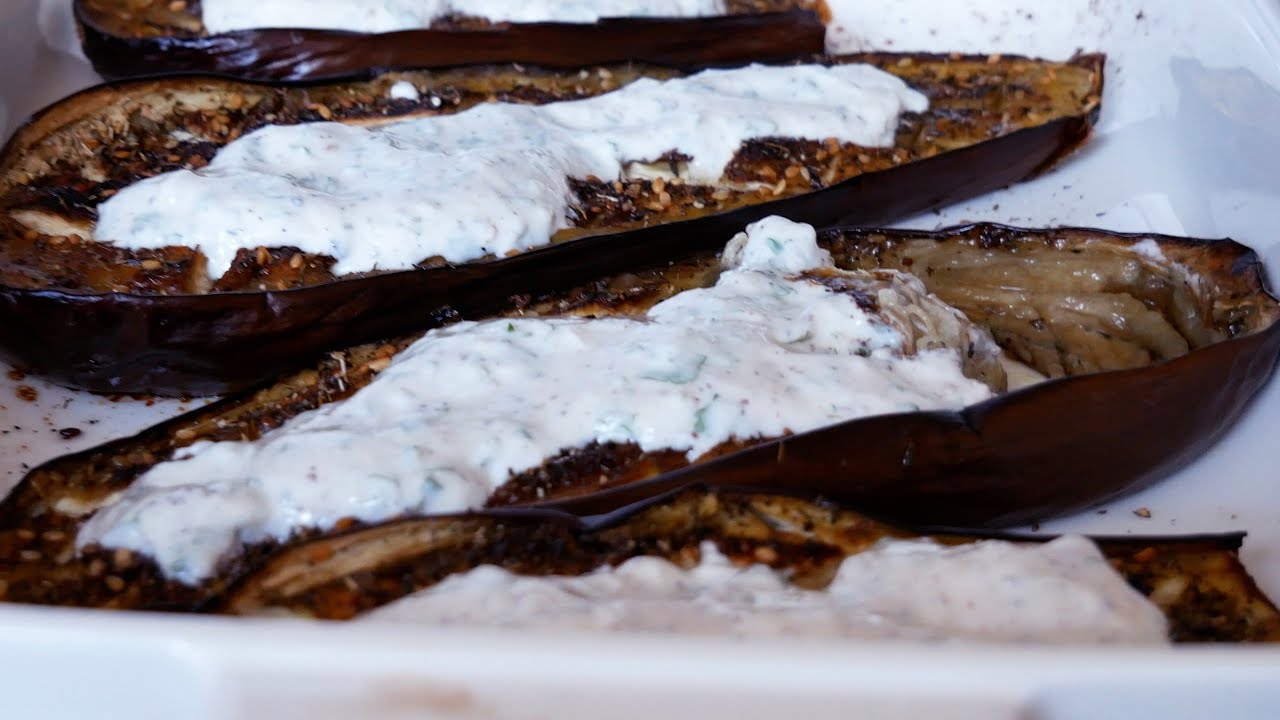 Aubergines Grillees Libanaises Youtube