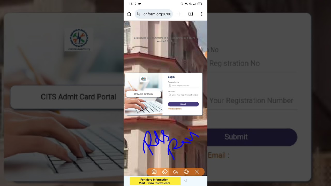 CITS Admit Card 2025 Out 🔥Check Download Link 👆