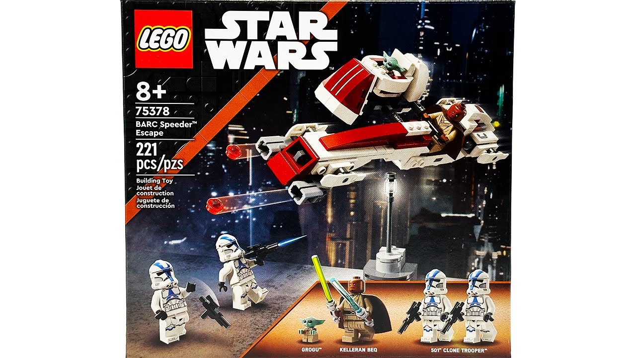 LEGO Star Wars BARC Speeder Escape (75378) Review! - YouTube