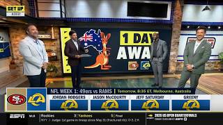 GET UP | The Rams are UNSTOPPABLE! - 100% of the ESPN crew picks the Rams to beat the 49ers tonight