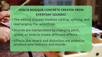 How Is Musique Concrète Created From Everyday Sounds? - Classical Serenade