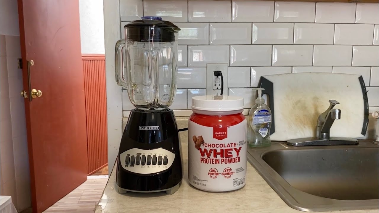 How To Make Market Pantry Whey Protein Shake YouTube