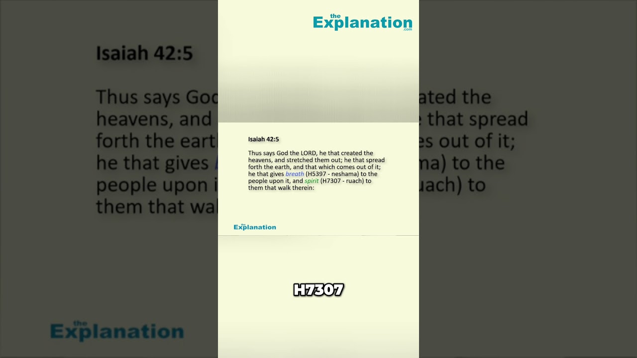 God's Breath & Spirit: The Ultimate Life Giver! #shorts