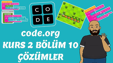 Code Org Kurs 2 Bölüm 10 Çözümü / code.org Kurs 2 Cevaplar