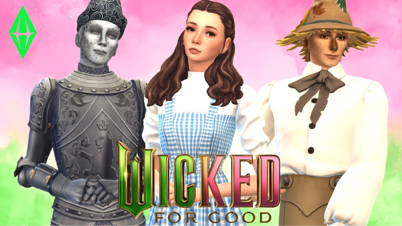 Dorothy, Tin Man And Scarecrow [Wicked] : Create a Sim I Sims 4