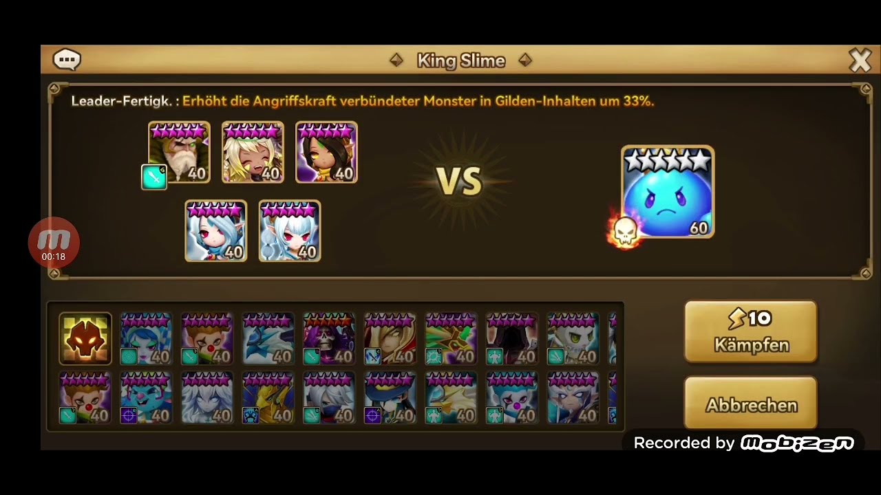 Wasser King Slime Meine Runen