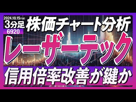 【6920】レーザーテック 信用倍率改善が待たれる。