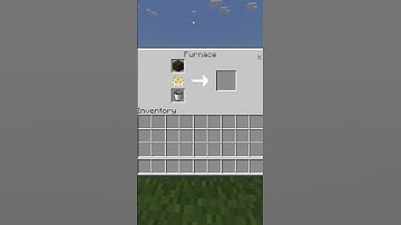 How To Get Charcoal With Smelting In Minecraft #Shorts