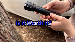 First Impressions+ Quality+ Night Time UsageRechargeable Tactical Flashlight: Ultra Bright High-Lume screenshot 3