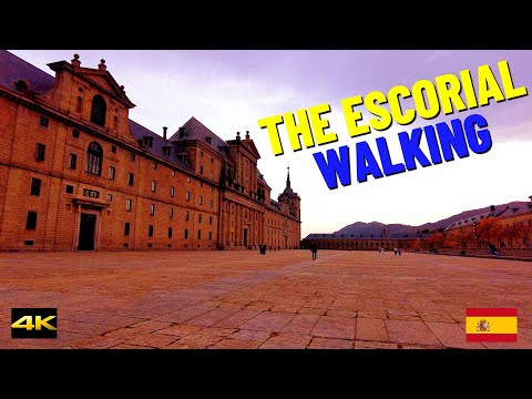 THE ESCORIAL (4K) VIRTUAL WALKING TOUR (El ESCORIAL) SPAIN 2022