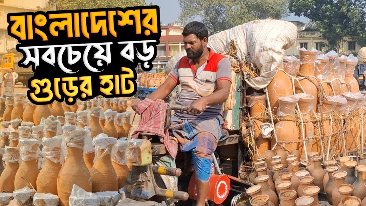 এশিয়া মহাদেশের সবচেয়ে বড় খেজুরবাজার ২০২৫ | জমজমাট দেশের সবচেয়ে বড় খেজুরগুড়ের হাট | Chuadanga 
