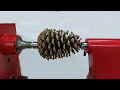 Woodturning - The Pinecone Lamp