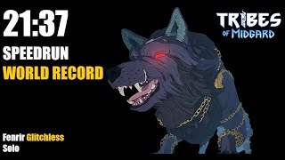 Tribes of Midgard WORLD RECORD Speedrun - Fenrir Solo 21m37s