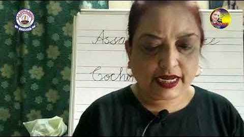 Cursive Writing Tutorial 05|By Roseline David