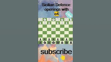 Sicilian Defence: openings with 1.e4 | how to play chess openings