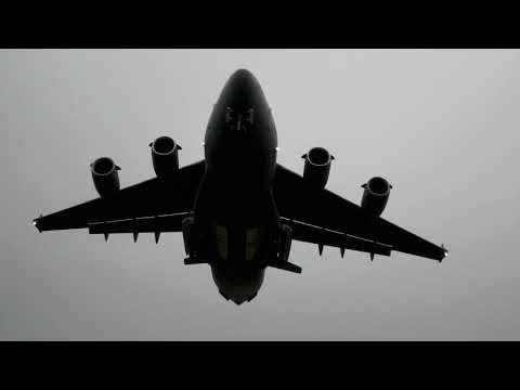 2021.06.06 美國空軍C-17戰略戰術運輸機 - 松山機場 (飛機巷)