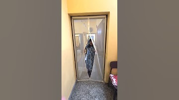 How to fix Magnetic mosquito Door Net #shortsvideo #shorts #doorcurtains #antimosquito