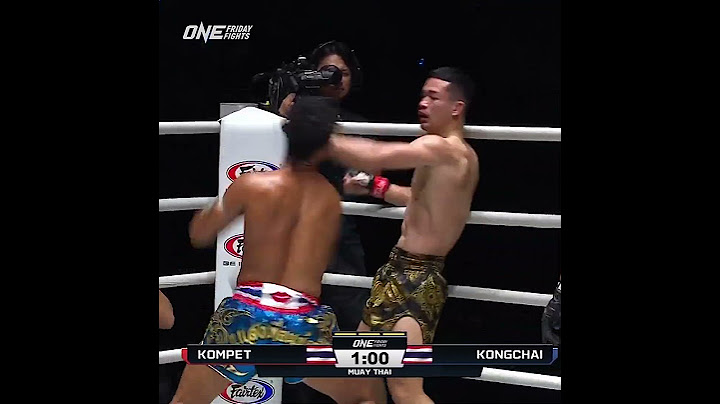 Kompet and Kongchai’s rematch was MADNESS 🧨 #ONEFridayFights58 #Shorts