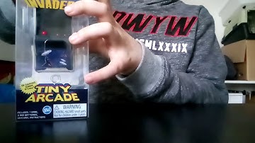 Tiny arcade space invaders unboxing!