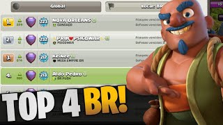 5600 TROFÉUS na CV13 LENDÁRIA e TOP 4 do BRASIL!!! Clash Of Clans