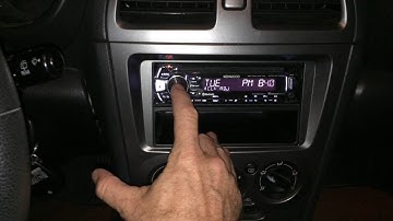 How To Set The Clock On A Kenwood KDC Car Stereo
